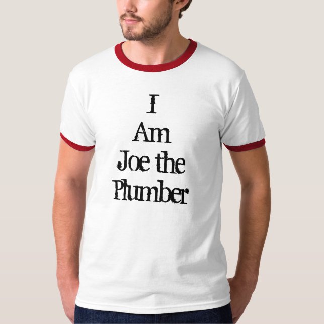 T-shirts Joe o canalizador (Frente)