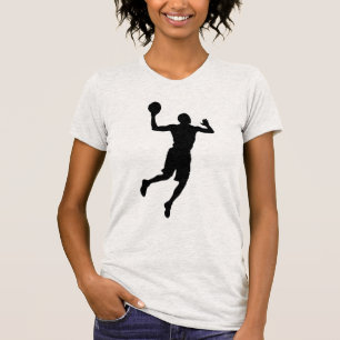 T-shirts Jogador de basquete de pop Art Silhouket