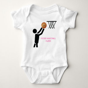 T-shirts Jogador de basquetebol do futuro com bola personal