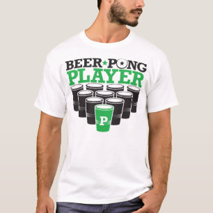 T-shirts Jogador de Pong da cerveja