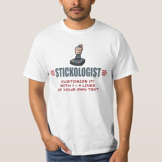 T-shirts Jogador De Vídeo Engraçado (Frente)