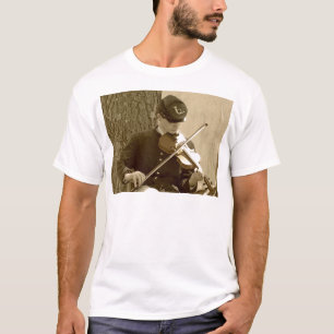 T-shirts Jogador do violino da guerra civil