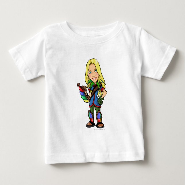 T-shirts Jogador dos funcionarios da ilha de Socktastic Roo (Frente)