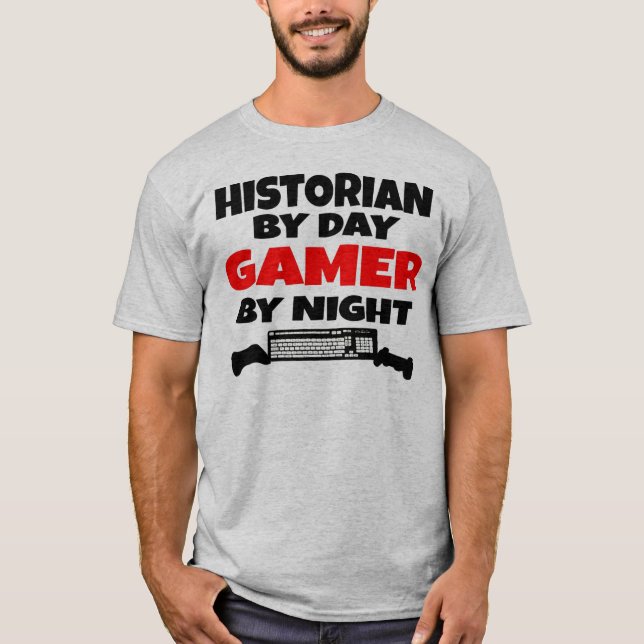 T-shirts Jogador Historiador (Frente)