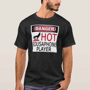 T-shirts Jogador quente do Sousaphone