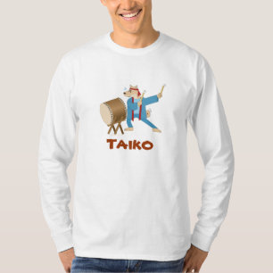 T-shirts Jogador Taiko de Taiko do cão dos desenhos