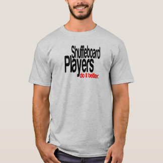 T-shirts Jogadores De Bordo De Tela Fazem Melhor