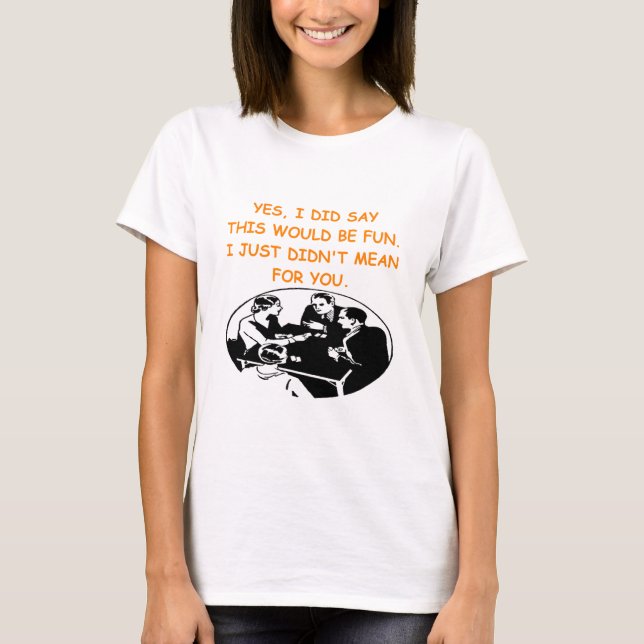 T-shirts jogadores de cartão (Frente)