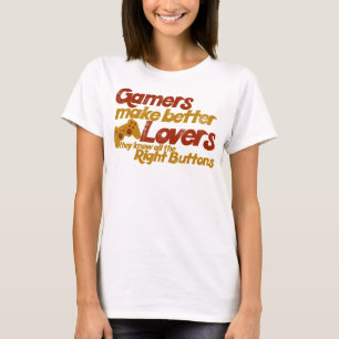 T-shirts Jogadores fazem amantes melhores
