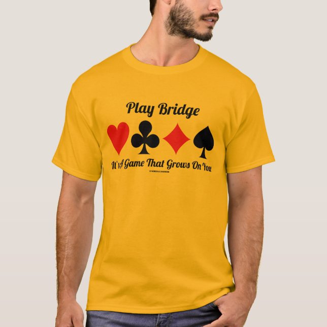 T-shirts Jogar Ponte É Um Jogo Que Cresce Em Você (Frente)