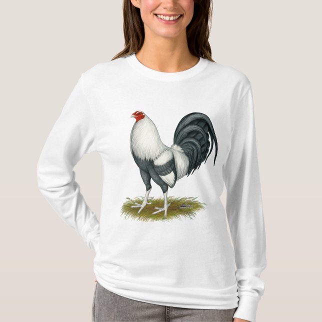 T-shirts Jogo Americano Silver Blue Gamecock (Frente)