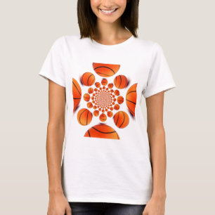 T-shirts Jogo de basquete dos campeões: Court Vision Kaleid
