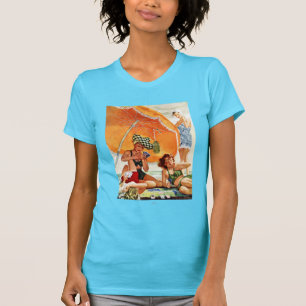 T-shirts Jogo de cartas na praia por Alex Ross