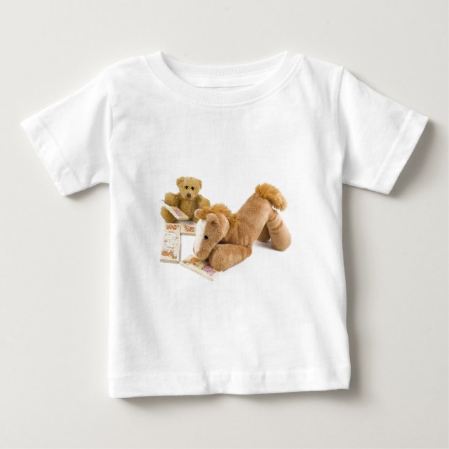 T-shirts Jogo de dominó Ted e Cavalo (Frente)