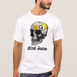 T-shirts Jogo de mente da bola do crânio 9