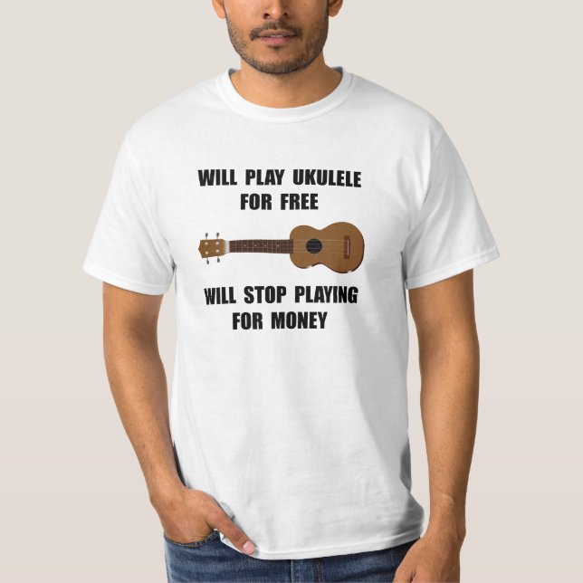 T-shirts Jogo do Ukulele (Frente)