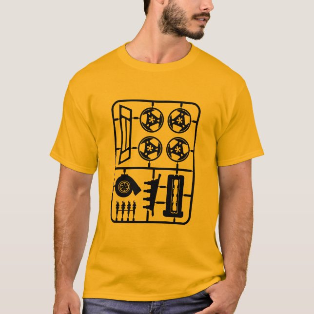 T-shirts jogo plástico 9-5aero_black do brinquedo (Frente)