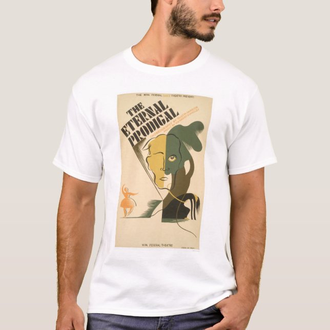 T-shirts Jogo Prodigal eterno WPA 1938 (Frente)