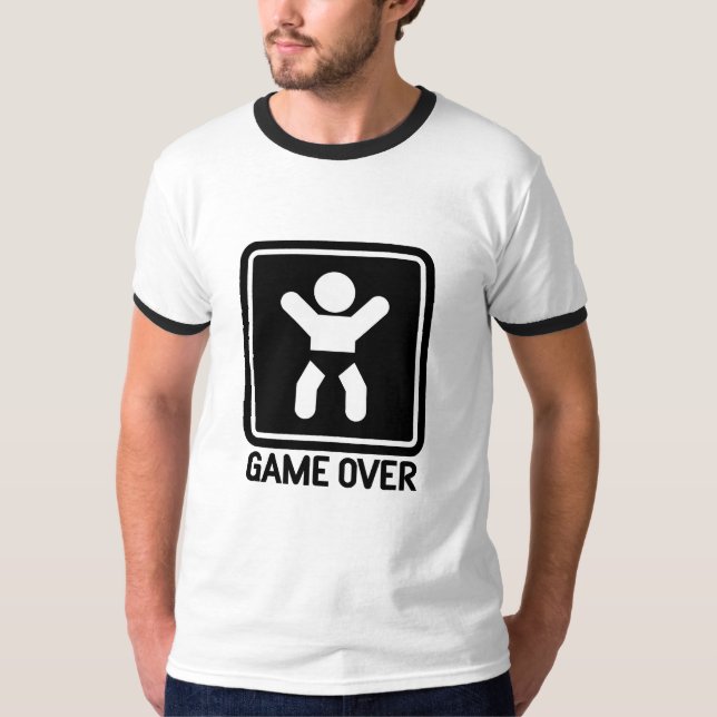T-shirts Jogo Sobre Bebê (Frente)