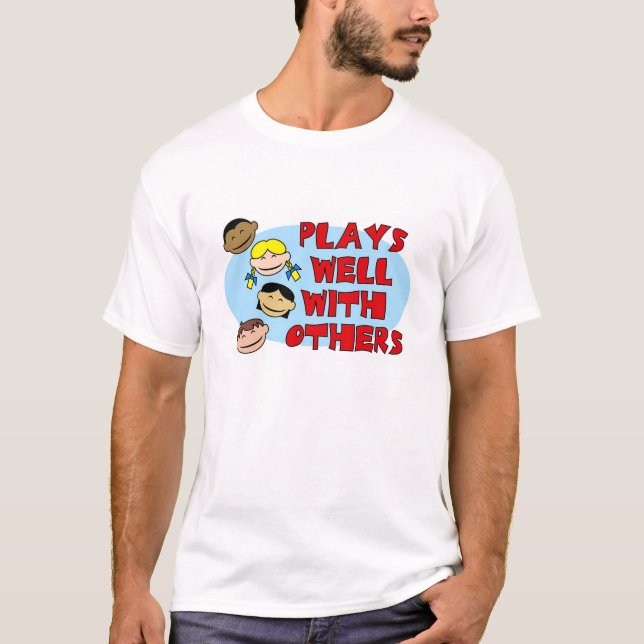 T-shirts Jogos bem com outro (Frente)