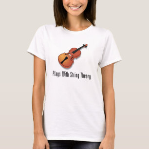 T-shirts Jogos com teoria da corda - violino