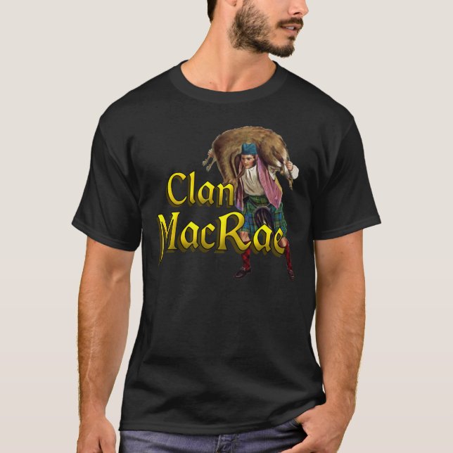 T-shirts Jogos das montanhas de MacRae do clã (Frente)