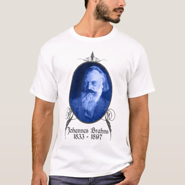 T-shirts Johannes Brahms (Frente)