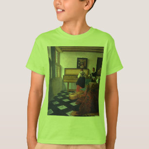 T-shirts Johannes Vermeer's The Music Lesson (cerca de 1663