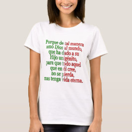 T-shirts John 3:16 espanhol