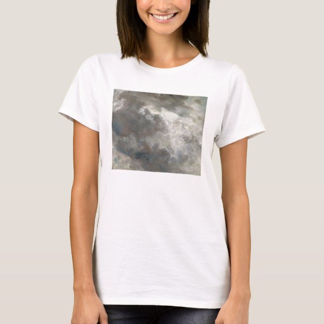 T-shirts John Constable | Cloud Study, 1821 (petróleo no pa (Frente)