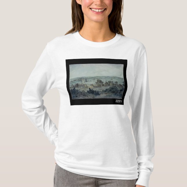 T-shirts John Constable | o vale do Stour (Frente)