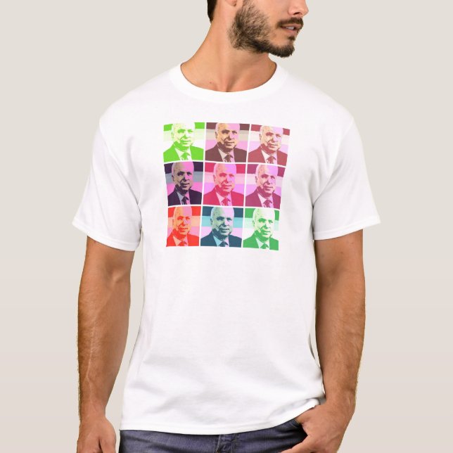 T-shirts John McCain (Frente)