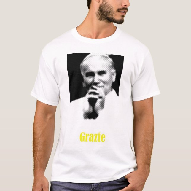T-shirts John Paul II Grazie (Frente)