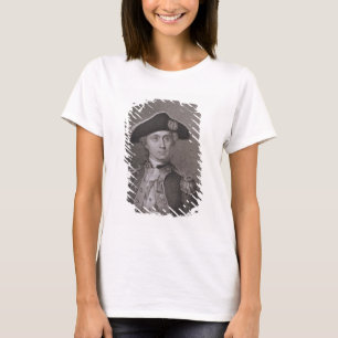 T-shirts John Paul Jones (1747-92), gravado por James Barto