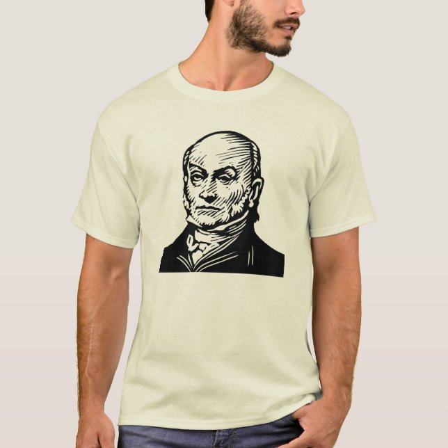 T-shirts John Quincy Adams "6" T (Frente)
