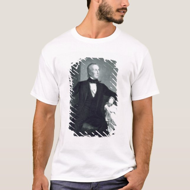 T-shirts John Tyler, 10o Presidente dos Estados Unidos de (Frente)