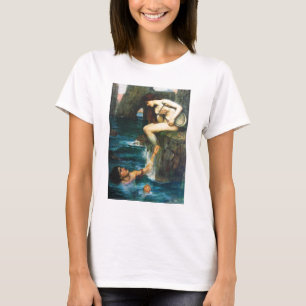 T-shirts John William Waterhouse a sirene