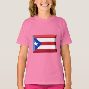 T-shirts Jóia da bandeira de Puerto Rico