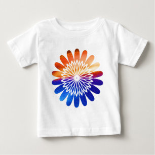 T-shirts Jóia gráfica redonda da flor de Chakra