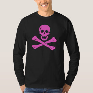 T-shirts Jolly Roger Pink