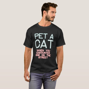 T-shirts Jordan Peterson: Pet A Cat