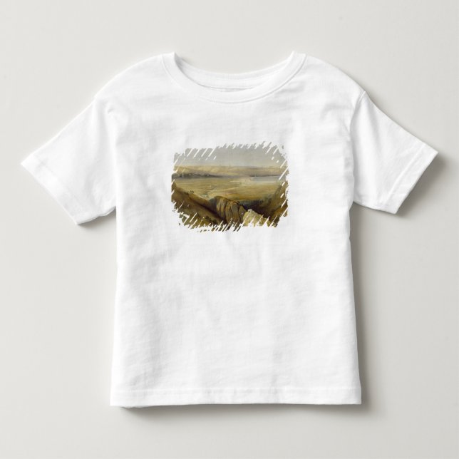 T-shirts Jordan Valley, do volume II 'do Land santamente (Frente)