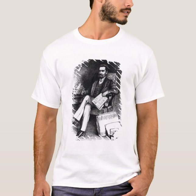 T-shirts Joseph Pulitzer "do objeto antigo", 1887 (Frente)
