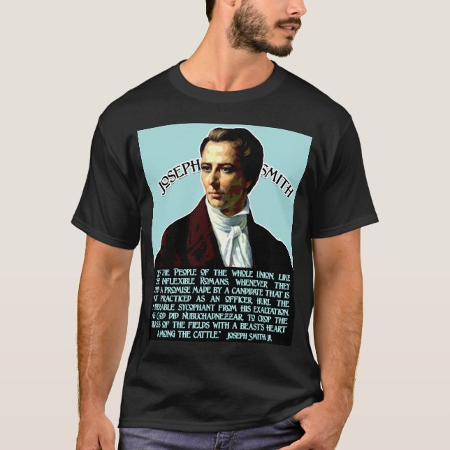 T-shirts Joseph Smith em políticos (Frente)
