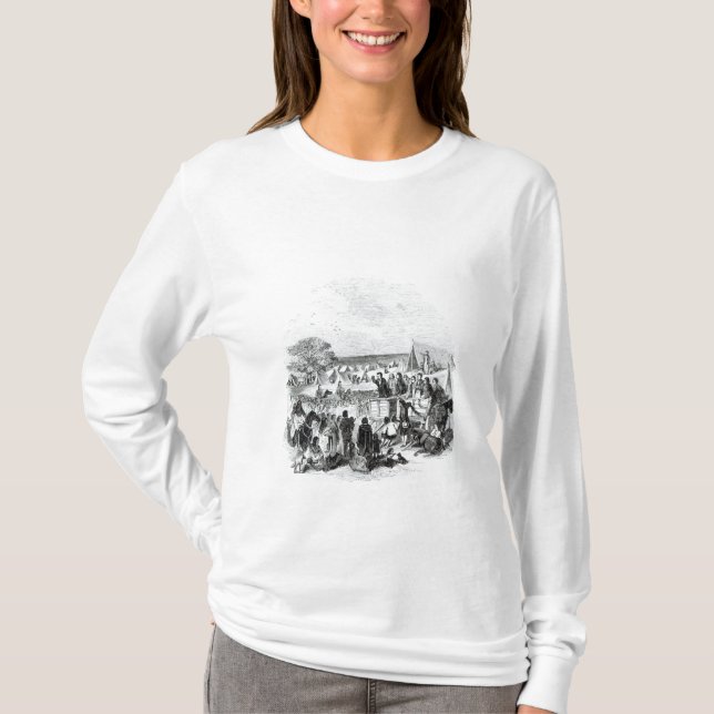 T-shirts Joseph Smith que Preaching na região selvagem (Frente)