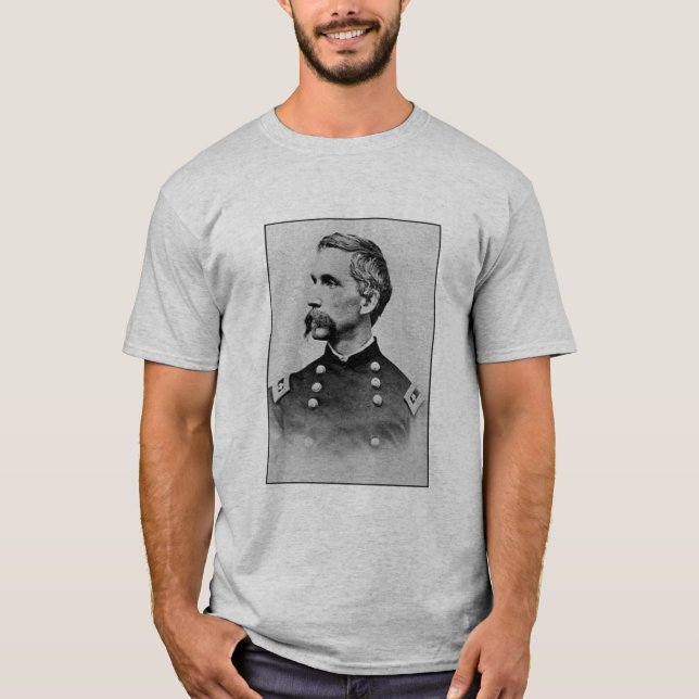 T-shirts Joshua Lawrence Chamberlain - cinza (Frente)