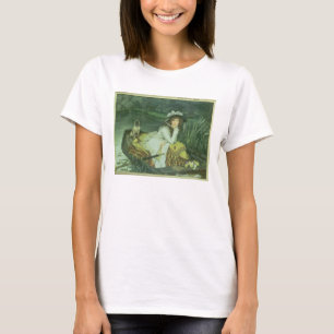 T-shirts Jovem mulher de James Tissot   em um barco, ou