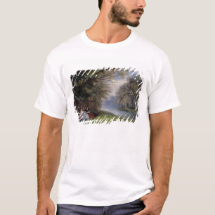 T-shirts Jovens senhoras por um rio