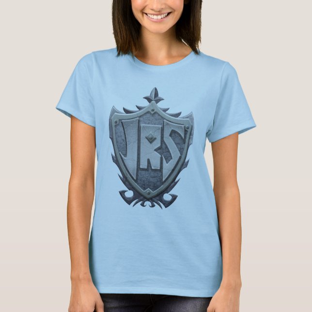 T-shirts JRS: A boneca das mulheres, azul (Frente)