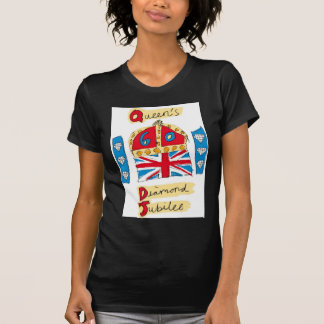 T-shirts jubileu de diamante 2012 da rainha elizabeth